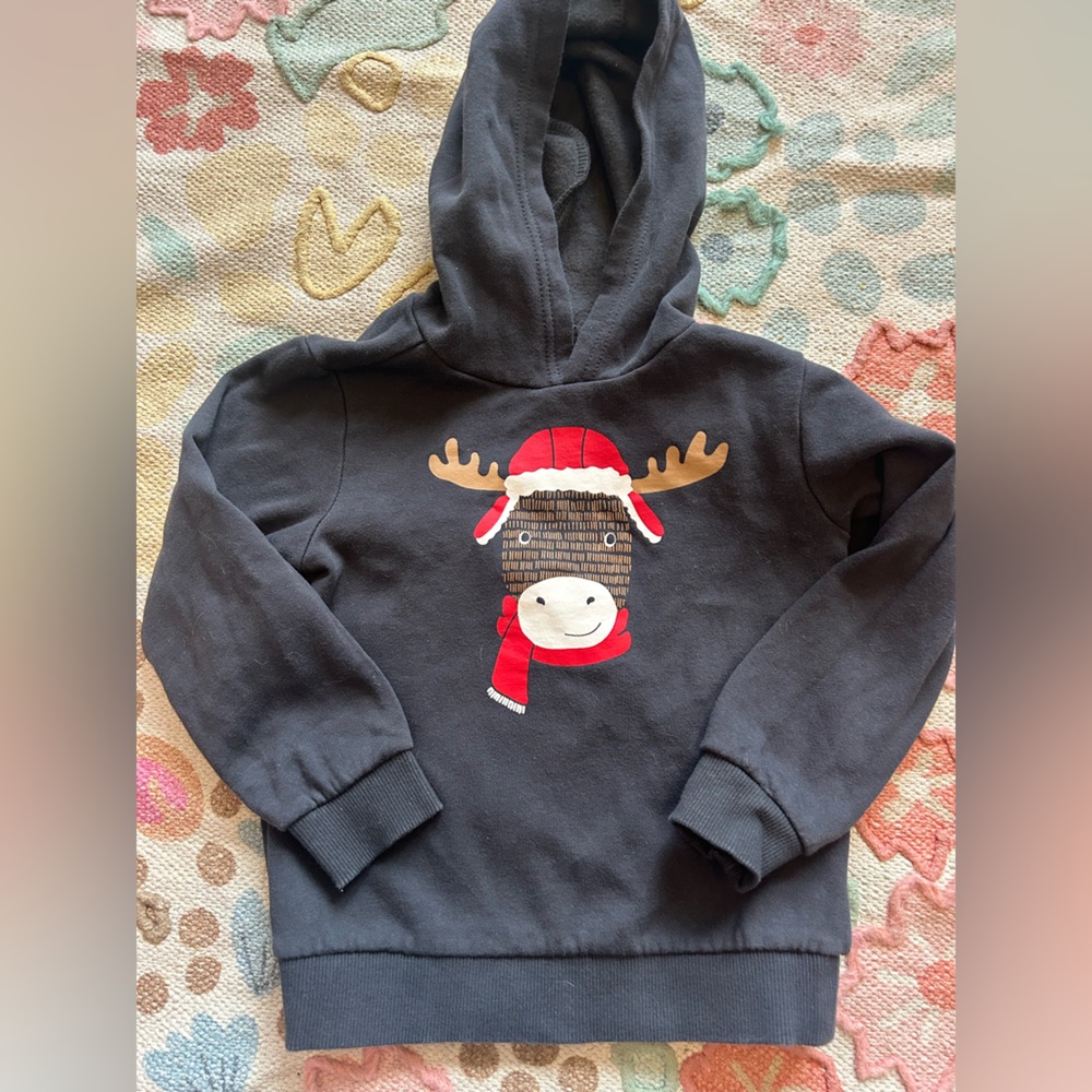 Kids Reindeer Hoodie 5T